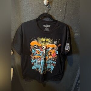 Men’s Mis Raices Black Skeleton Graphic Tee